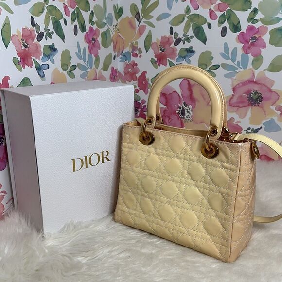 💯Authentic Lady Dior Canage Two-Way Handbag🍀 - Picture 6 of 17